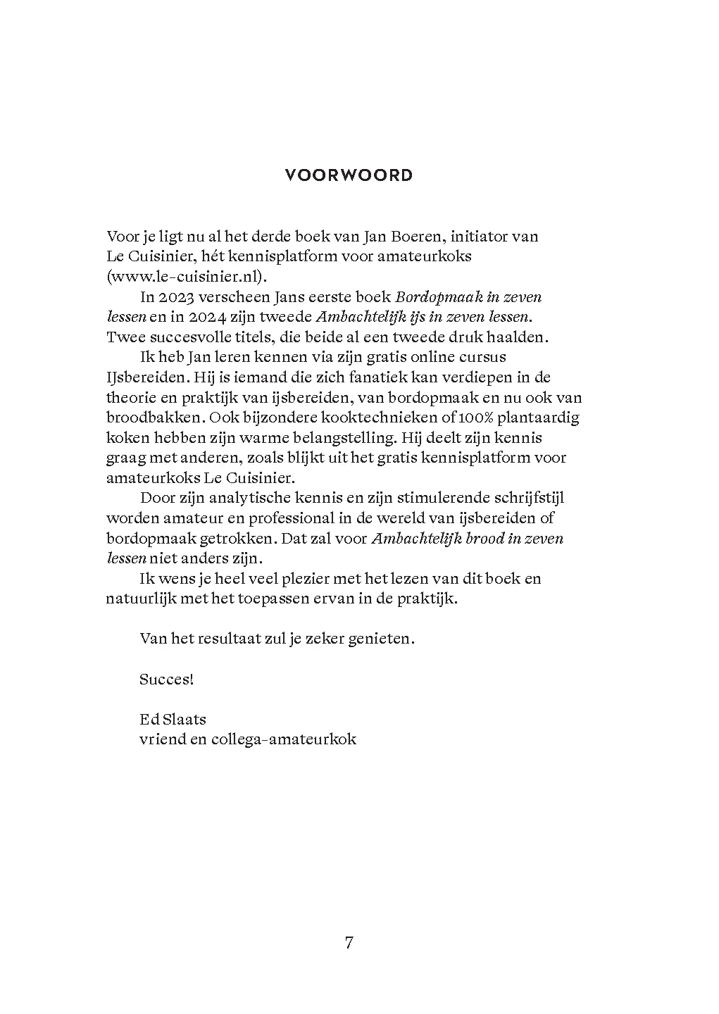 Voorbeeld pagina