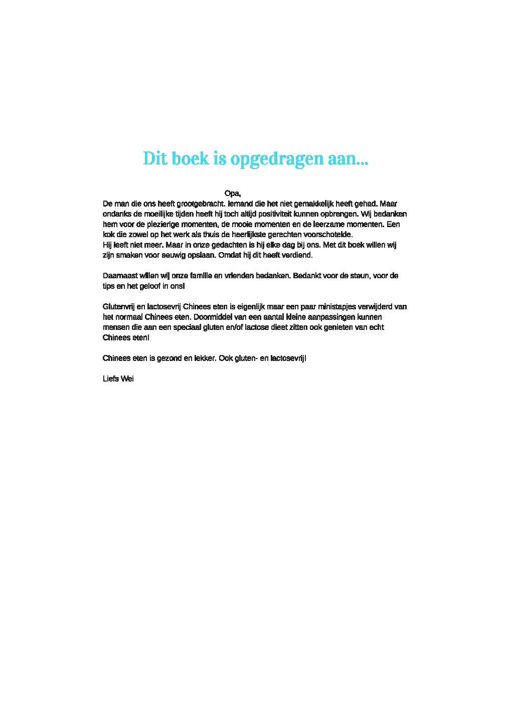 Voorbeeld pagina