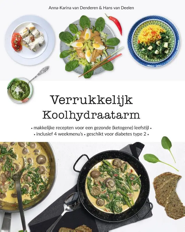 Cover van Verrukkelijk Koolhydraatarm