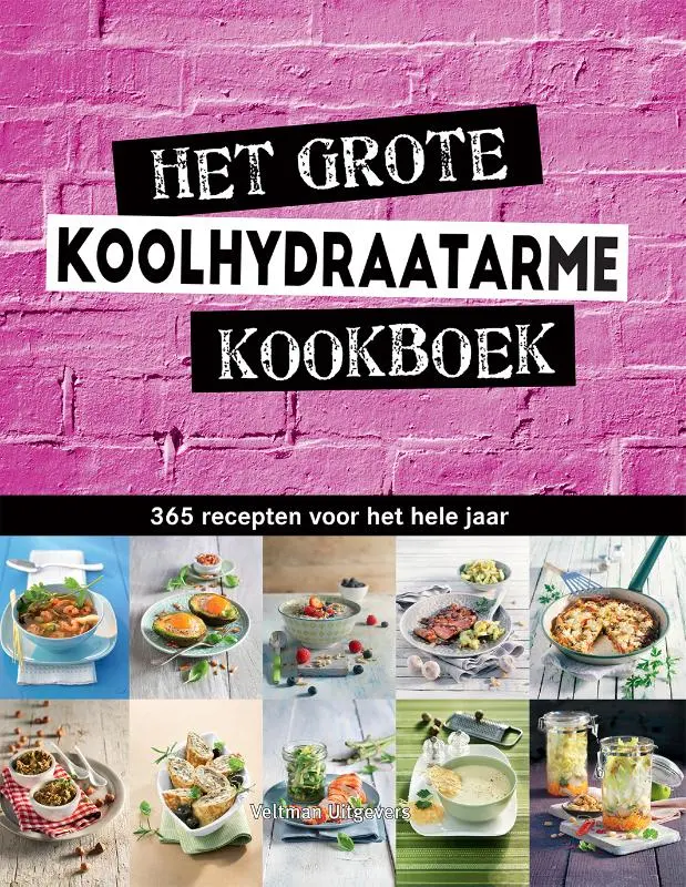 Cover van Het grote koolhydraatarme kookboek