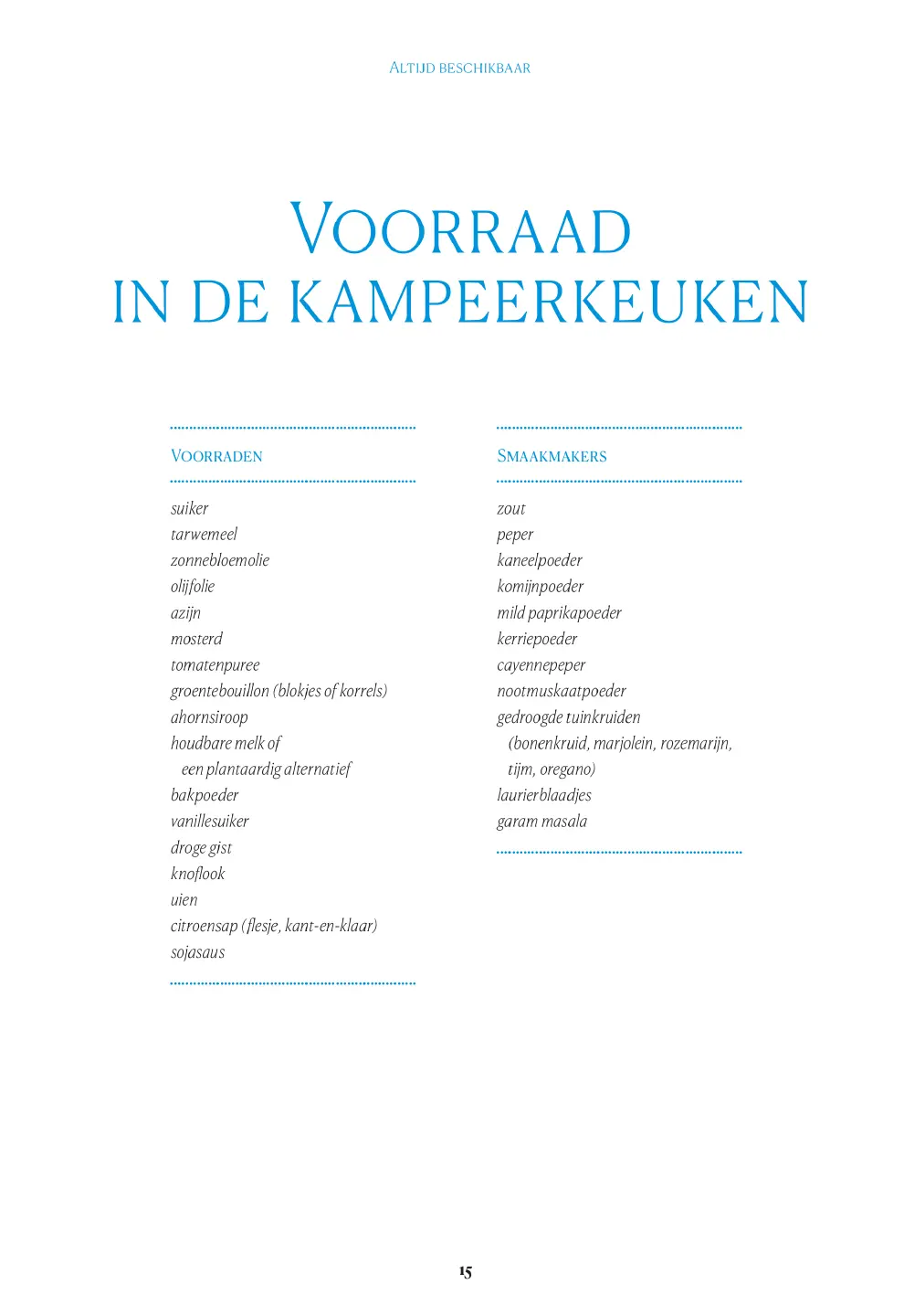 Voorbeeld pagina