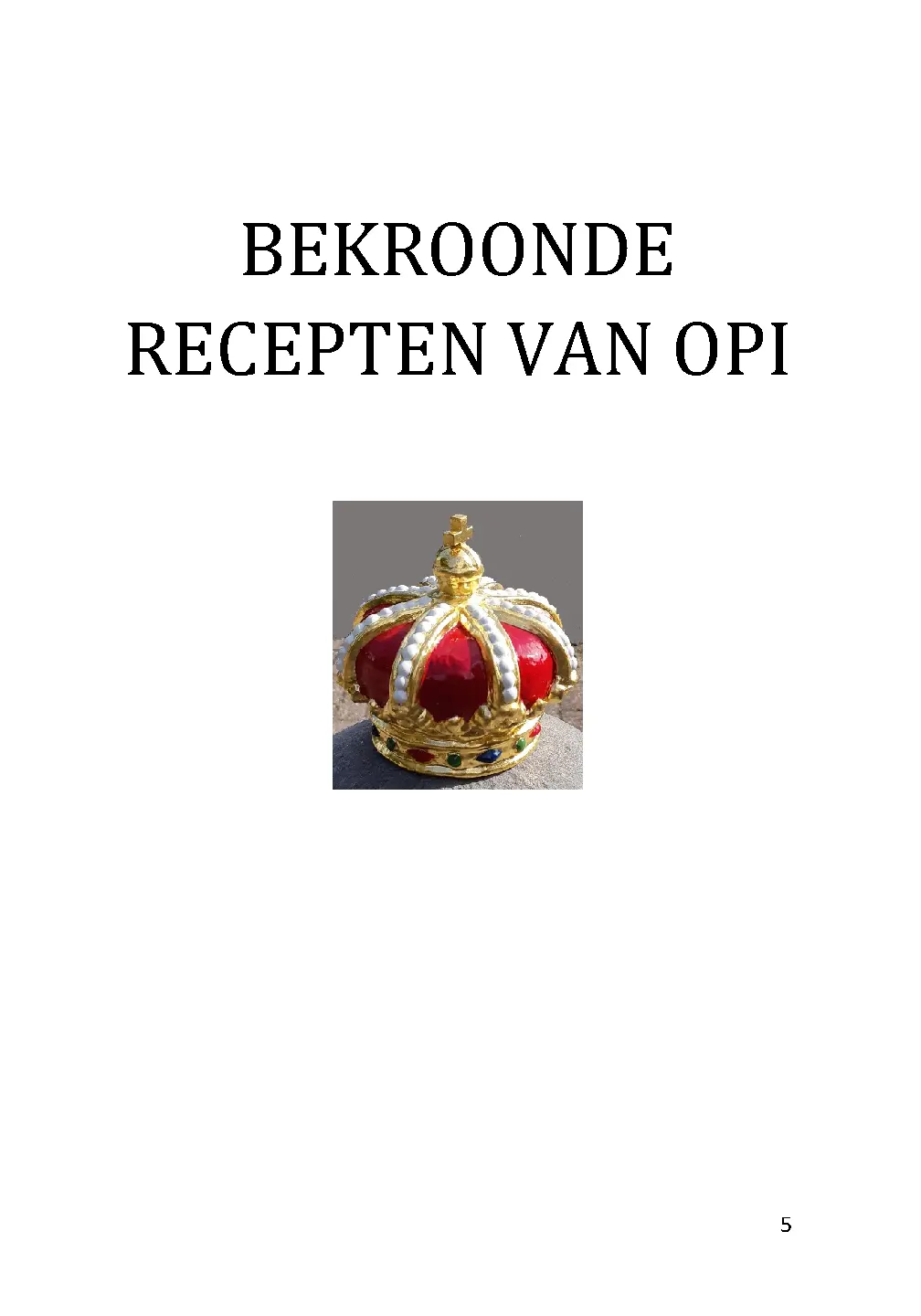 Voorbeeld pagina