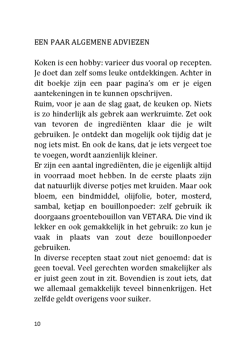 Voorbeeld pagina
