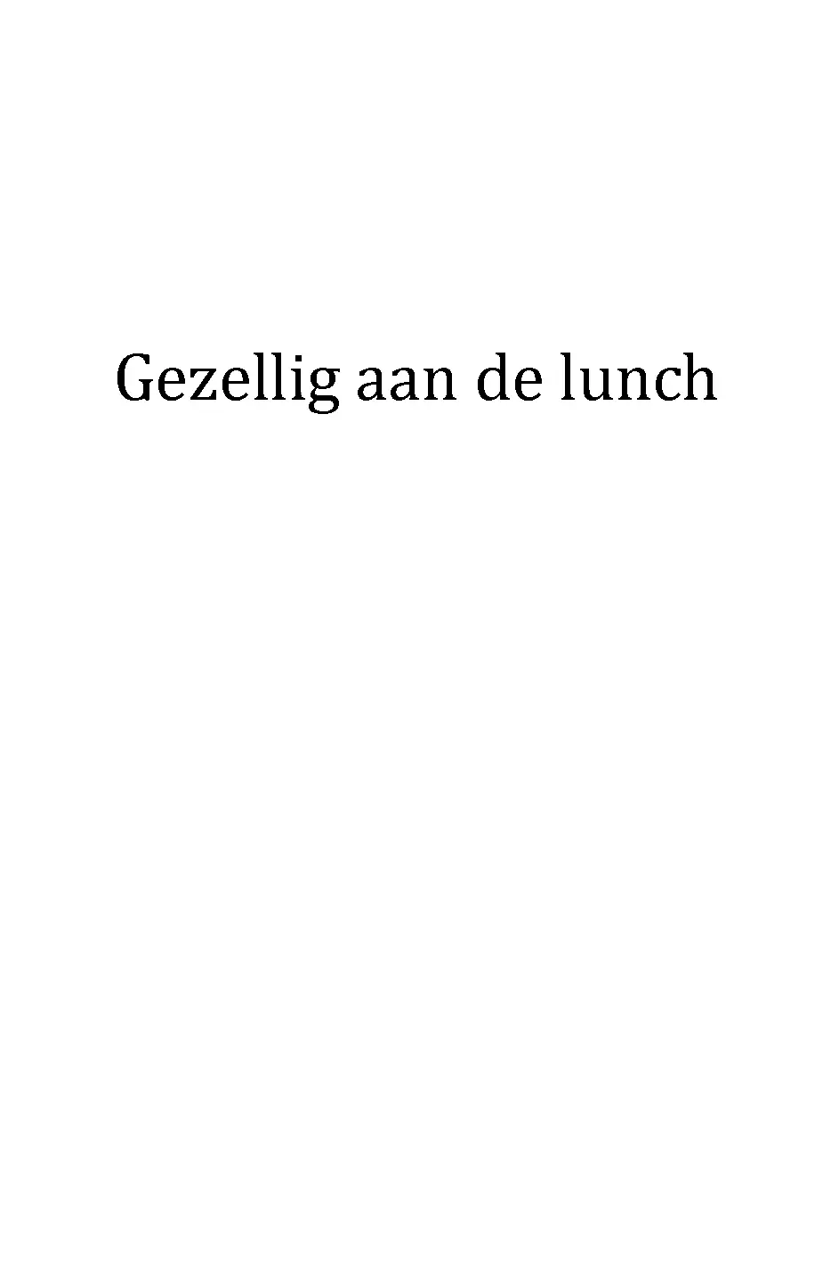 Voorbeeld pagina