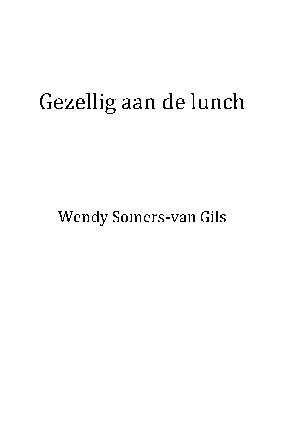 Voorbeeld pagina