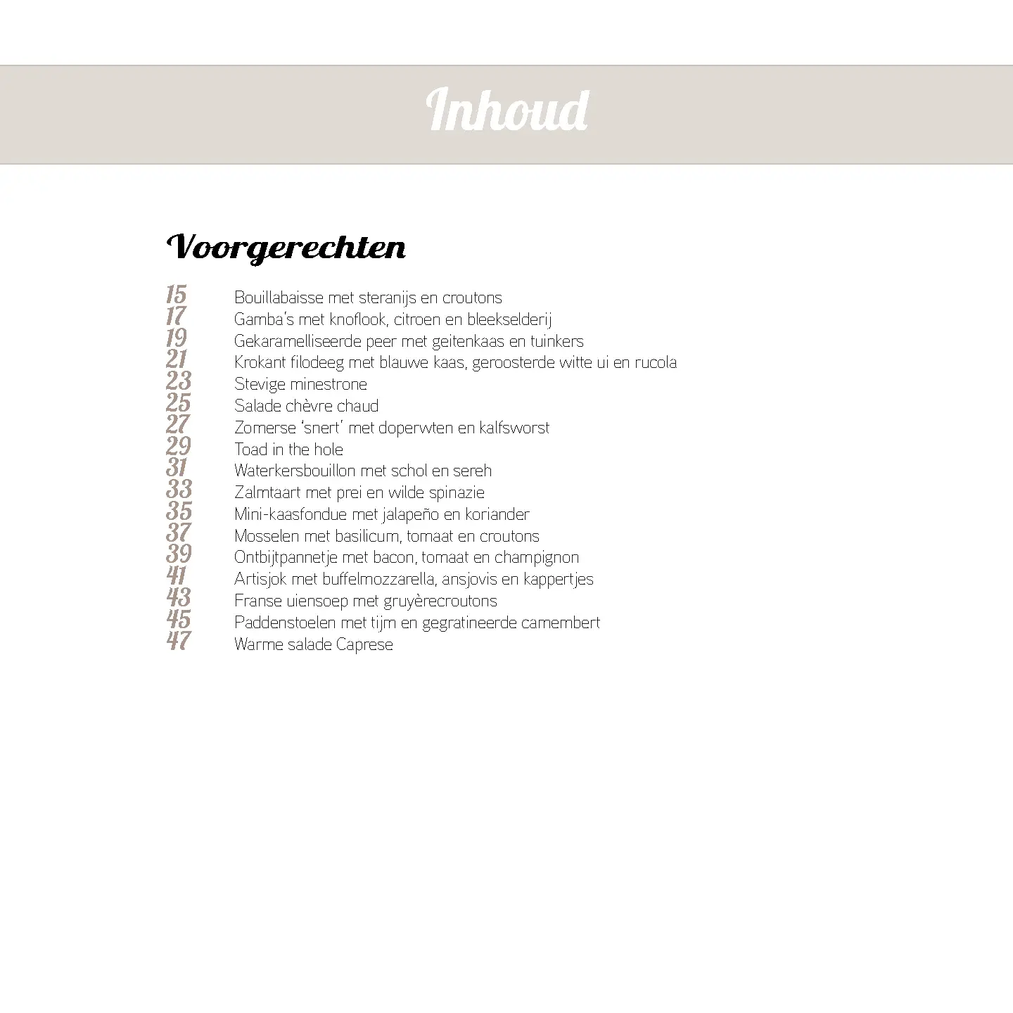 Voorbeeld pagina