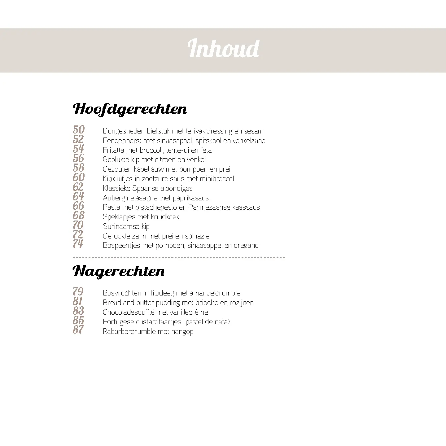 Voorbeeld pagina