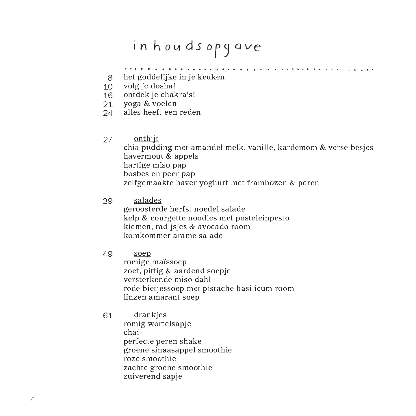 Voorbeeld pagina