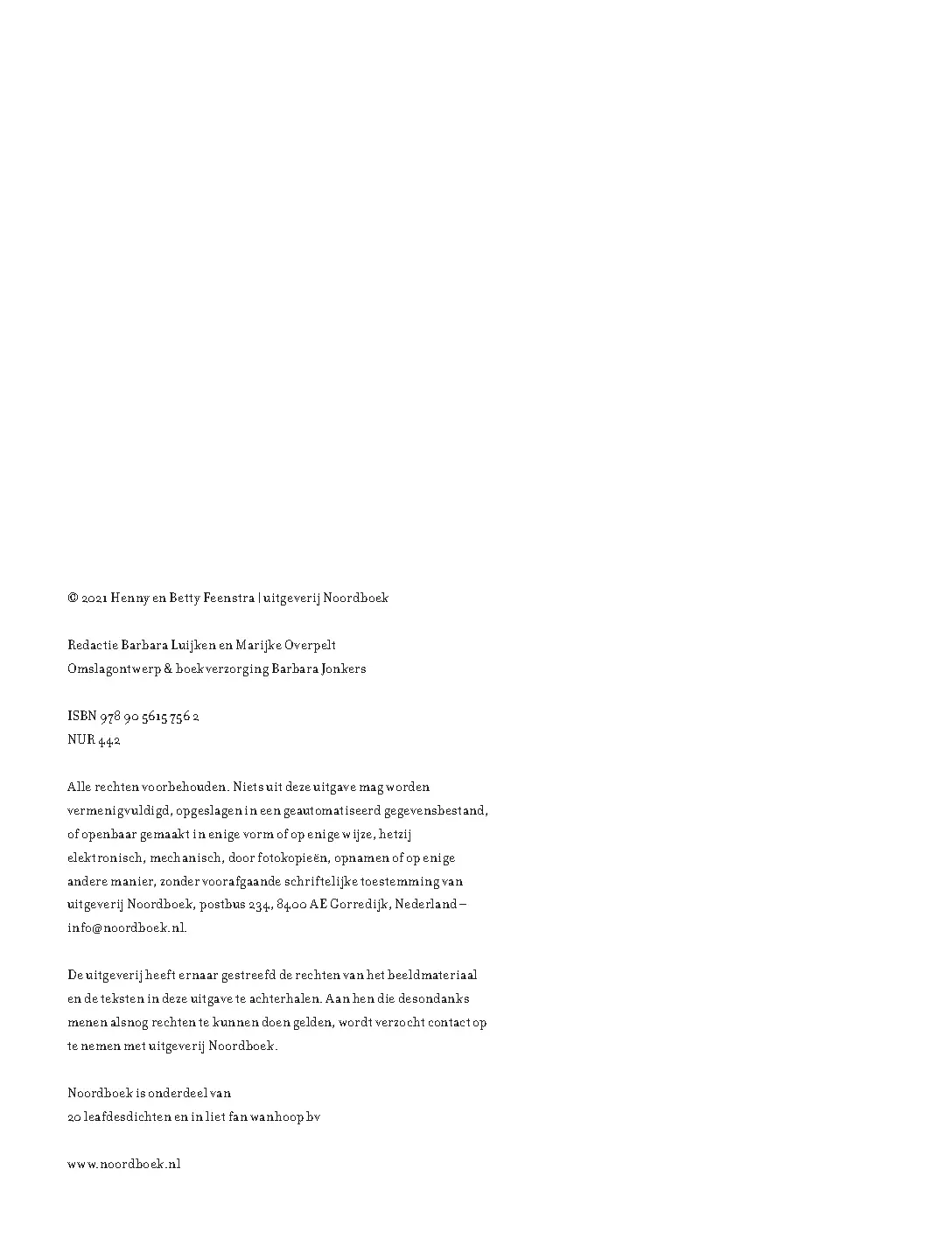 Voorbeeld pagina