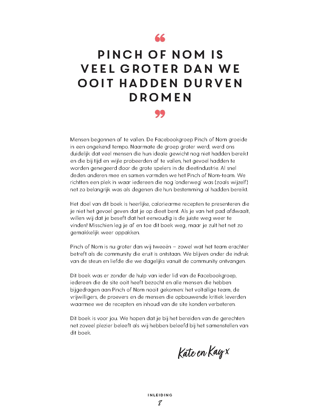 Voorbeeld pagina