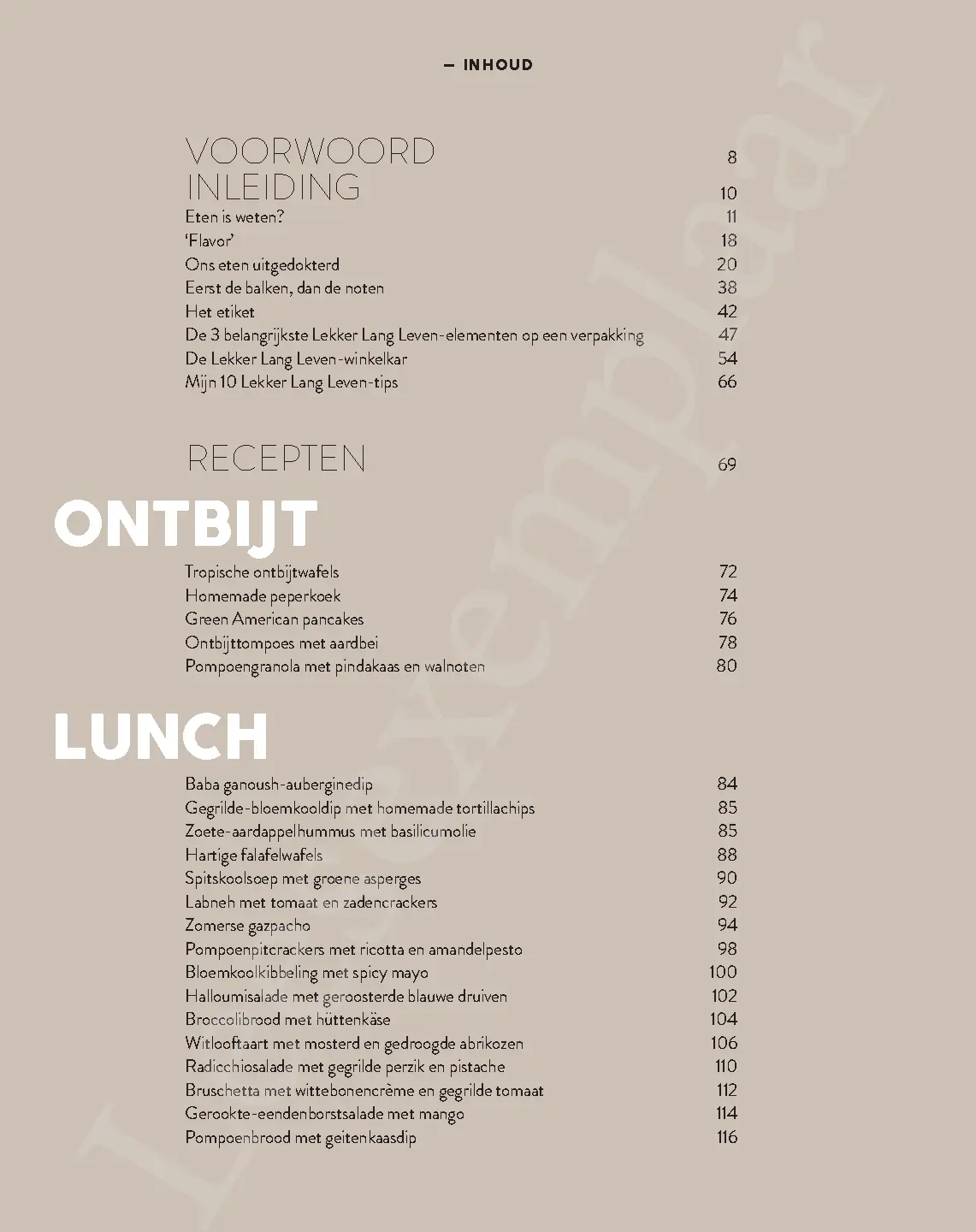 Voorbeeld pagina