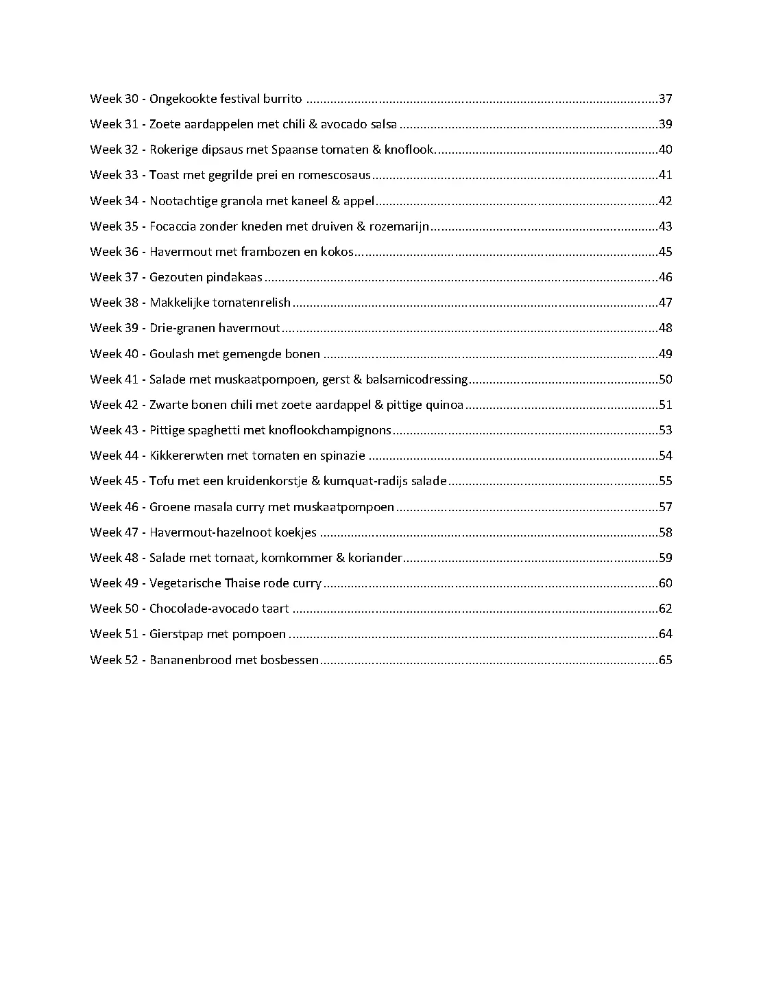 Voorbeeld pagina