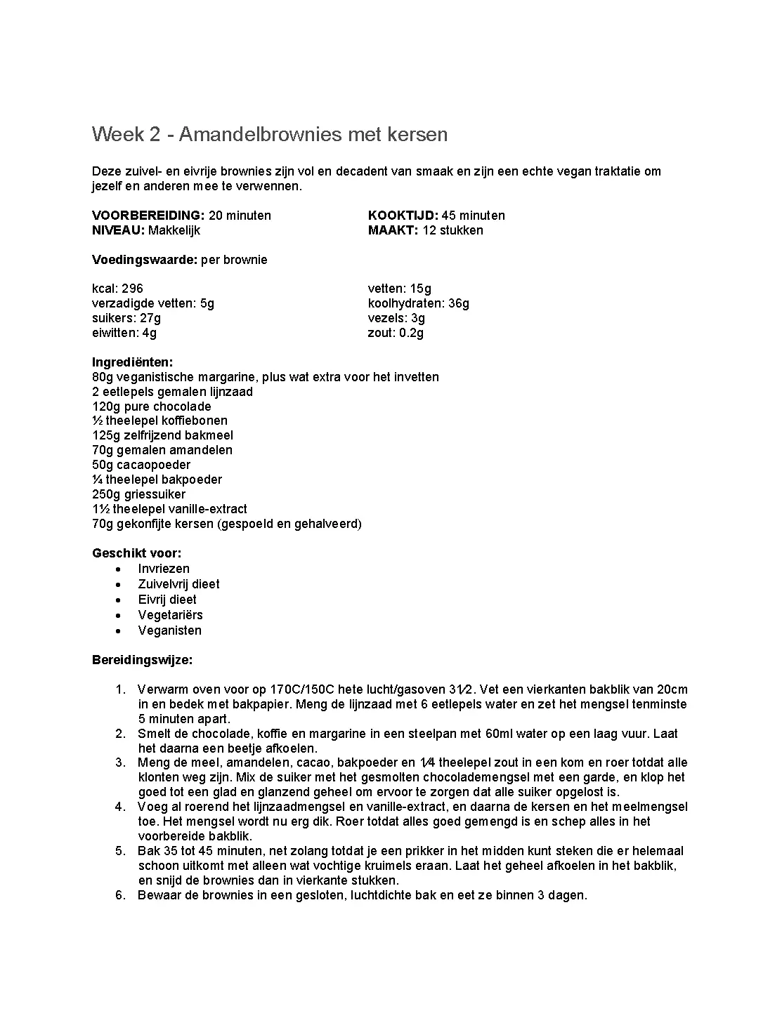 Voorbeeld pagina