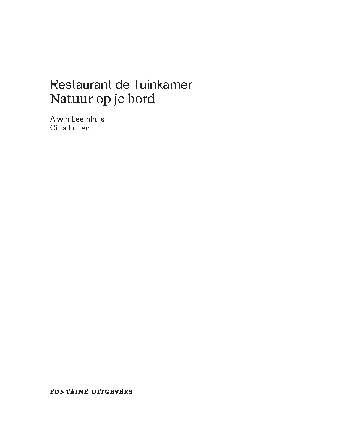 Voorbeeld pagina