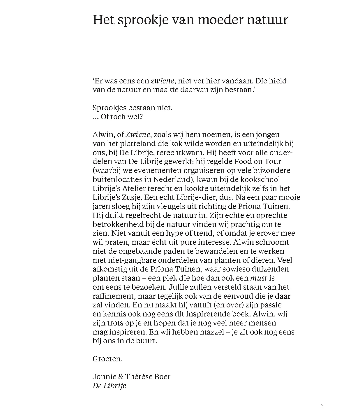 Voorbeeld pagina