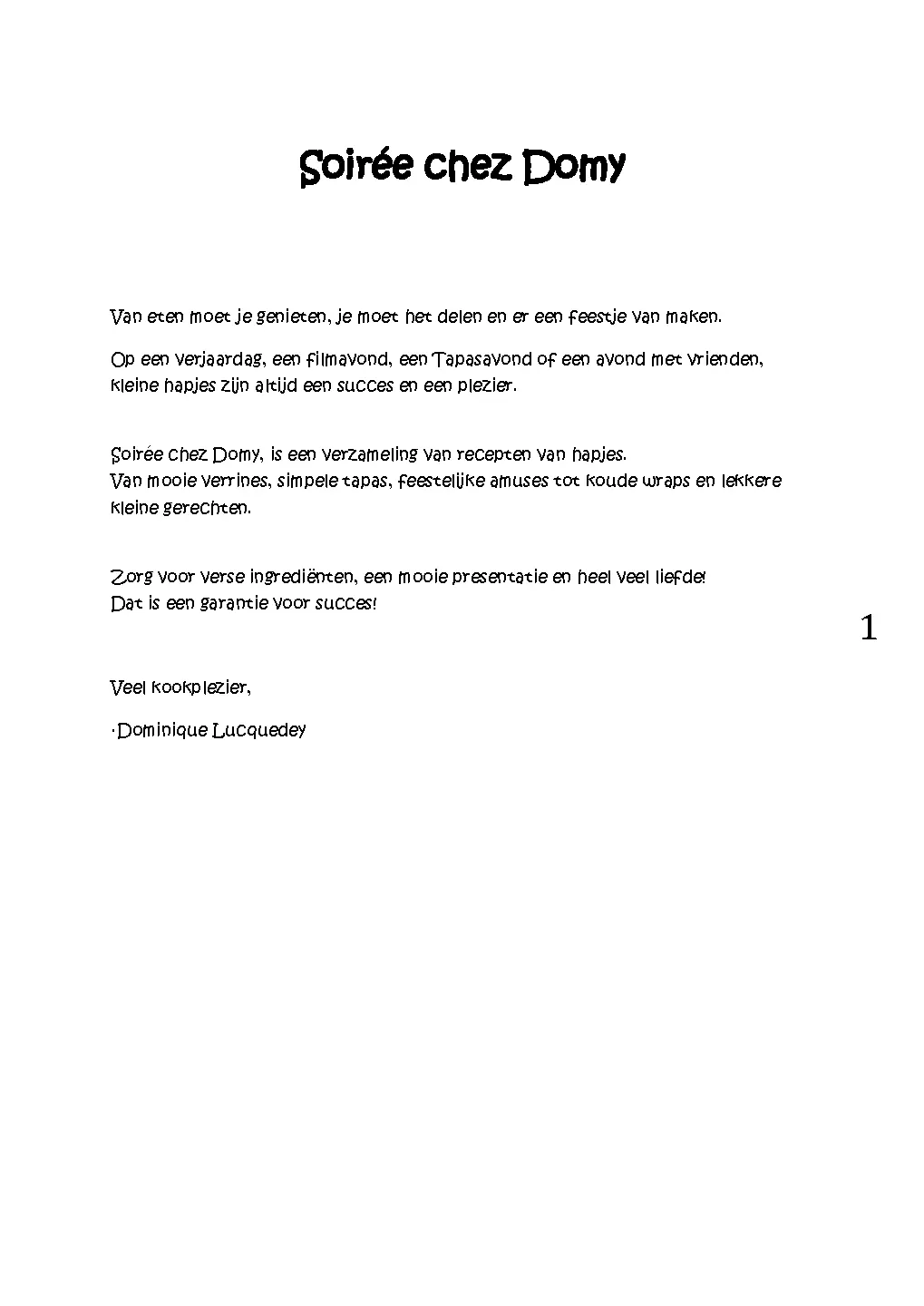Voorbeeld pagina