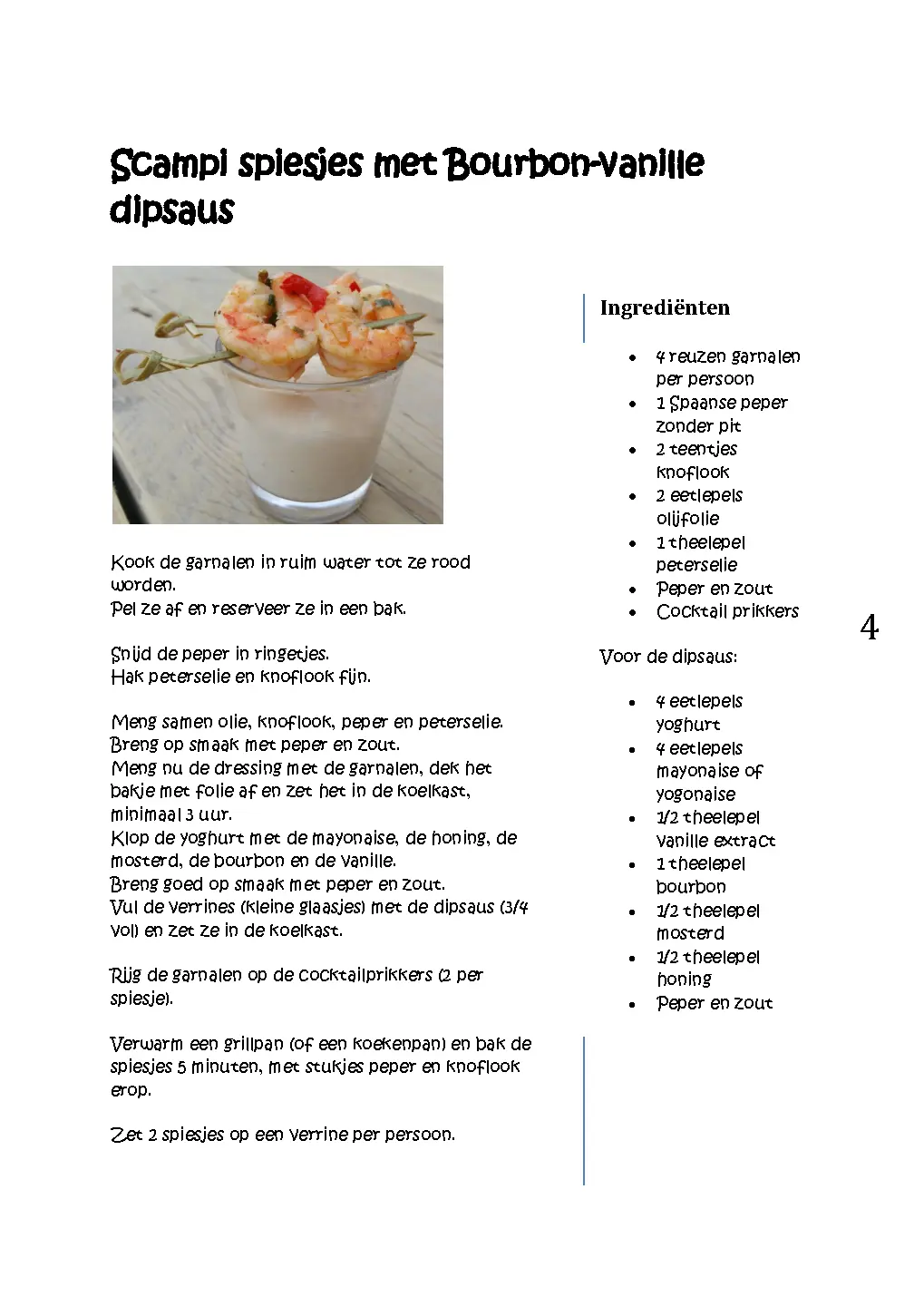 Voorbeeld pagina