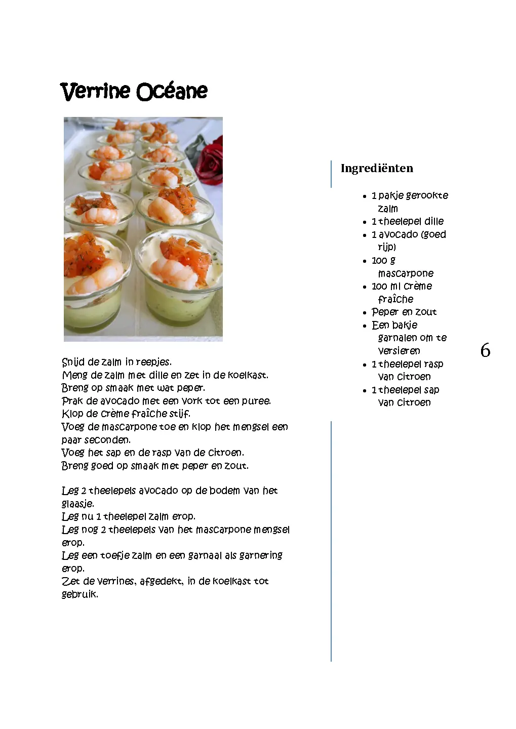 Voorbeeld pagina