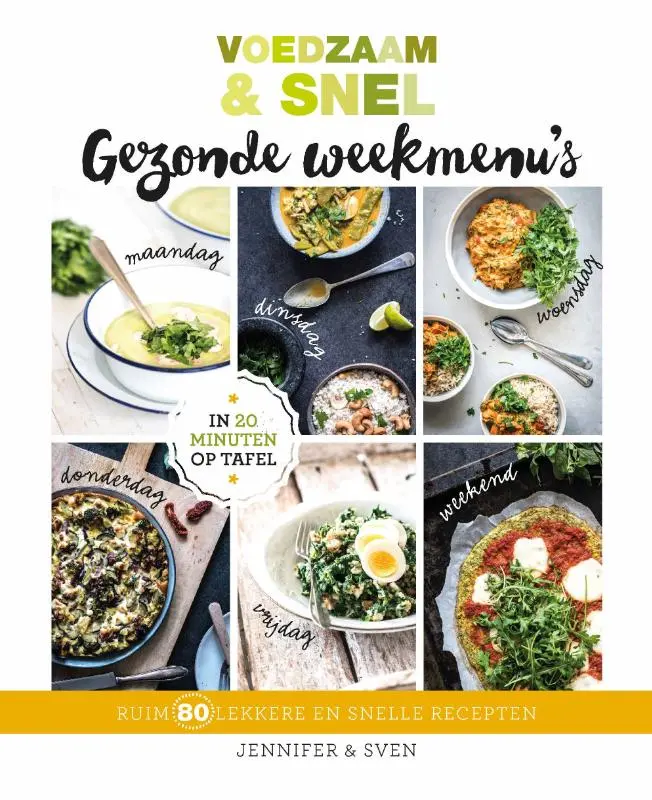Cover van Gezonde weekmenu's