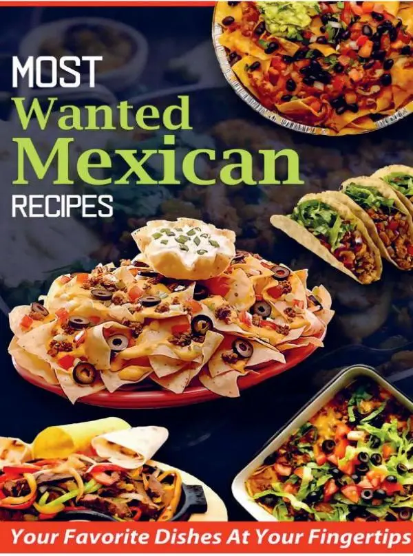 Cover van Most Wanted Mexican Recipes