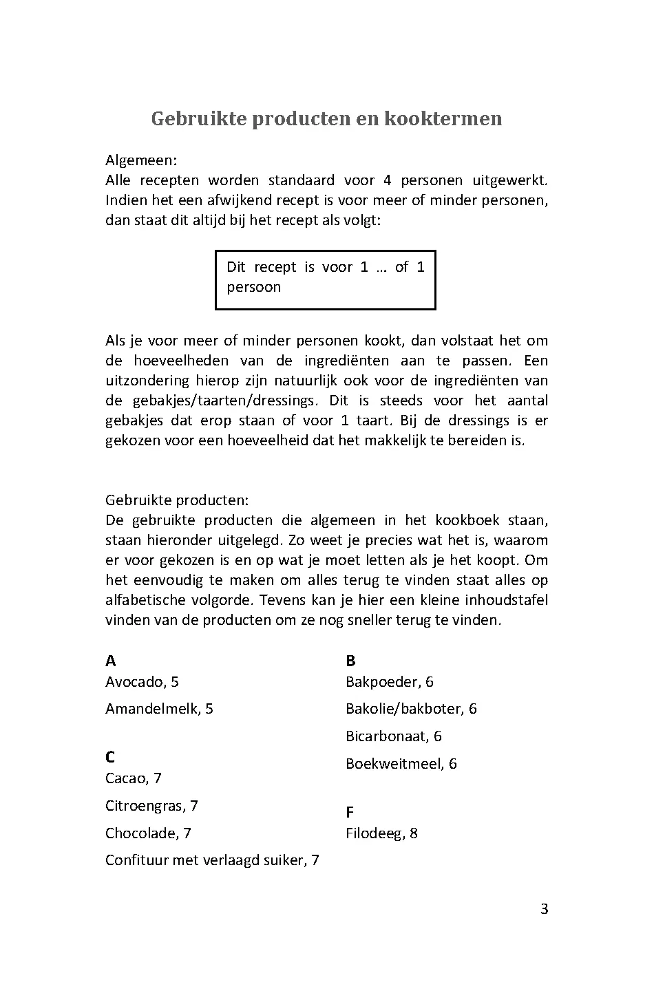 Voorbeeld pagina