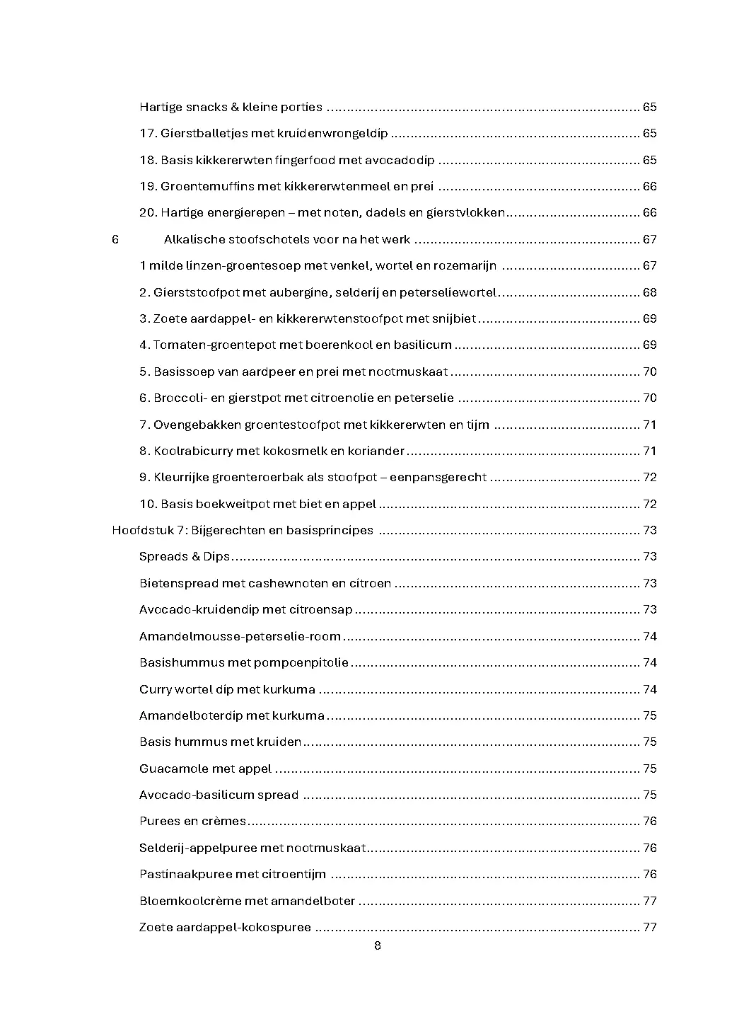 Voorbeeld pagina