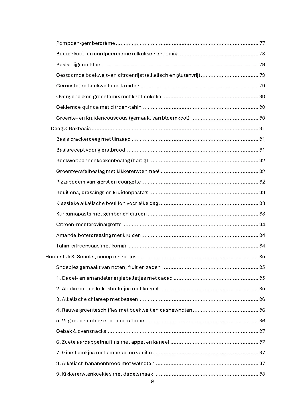 Voorbeeld pagina
