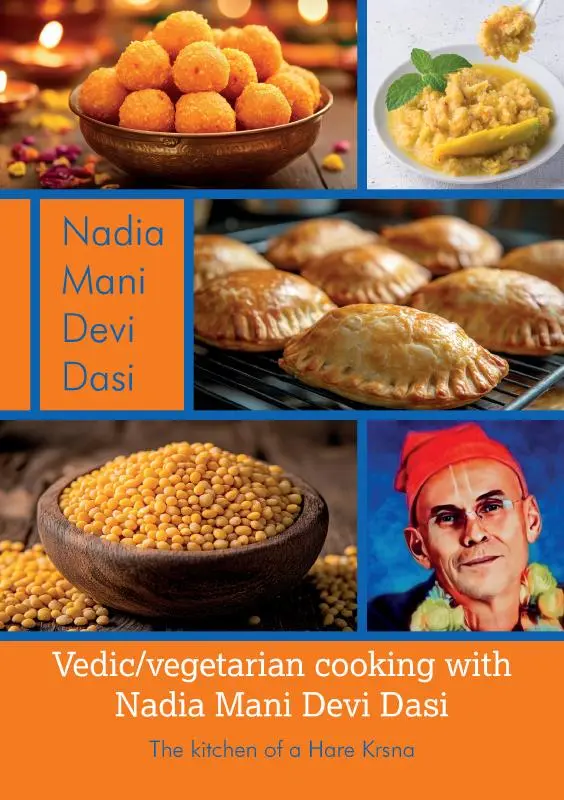 Cover van Vedic/vegetarian cooking with Nadia Mani Devi Dasi