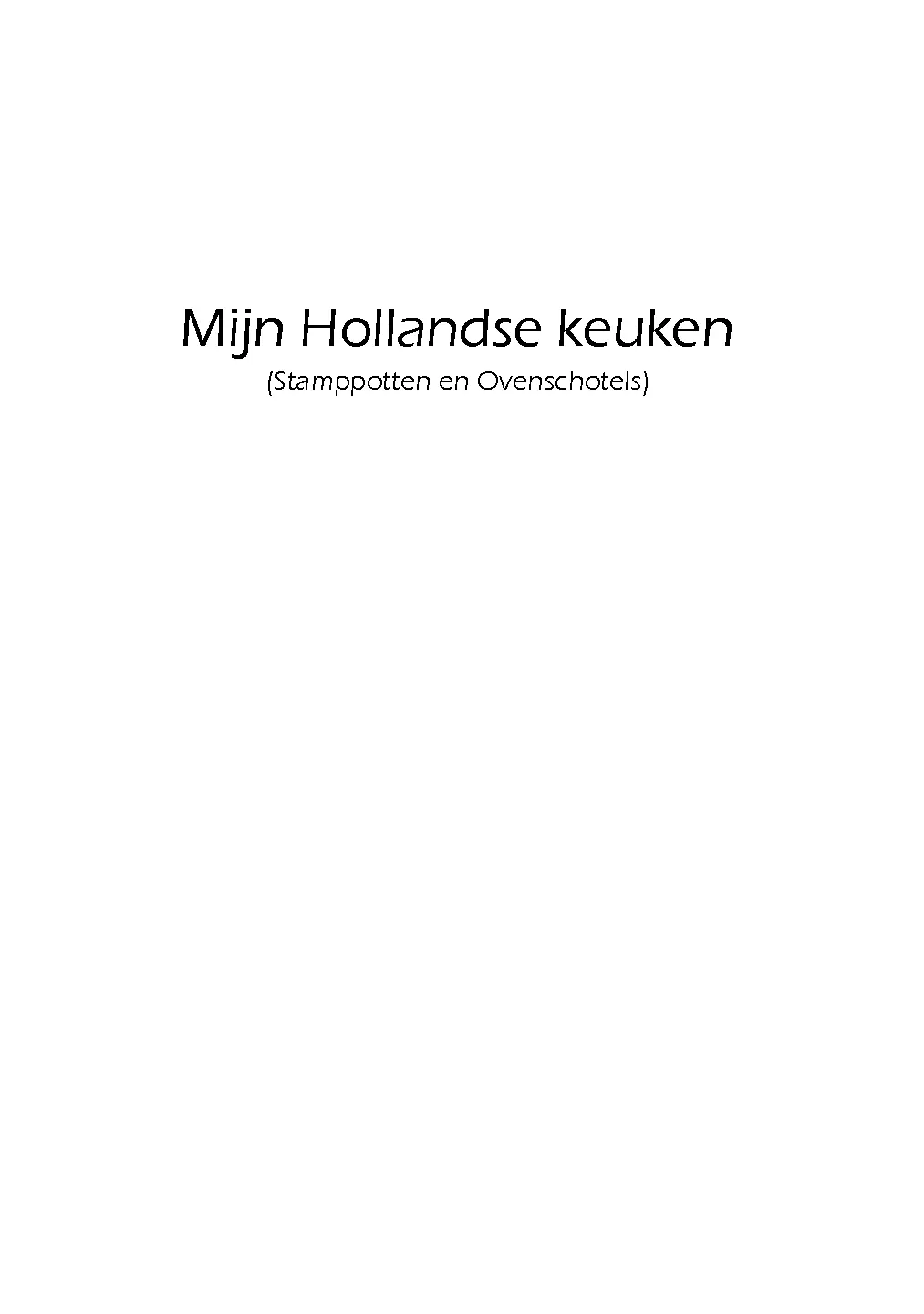 Voorbeeld pagina