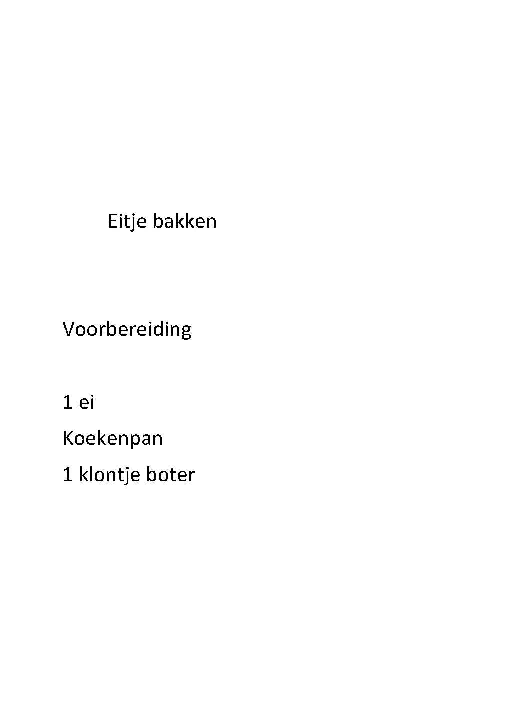 Voorbeeld pagina