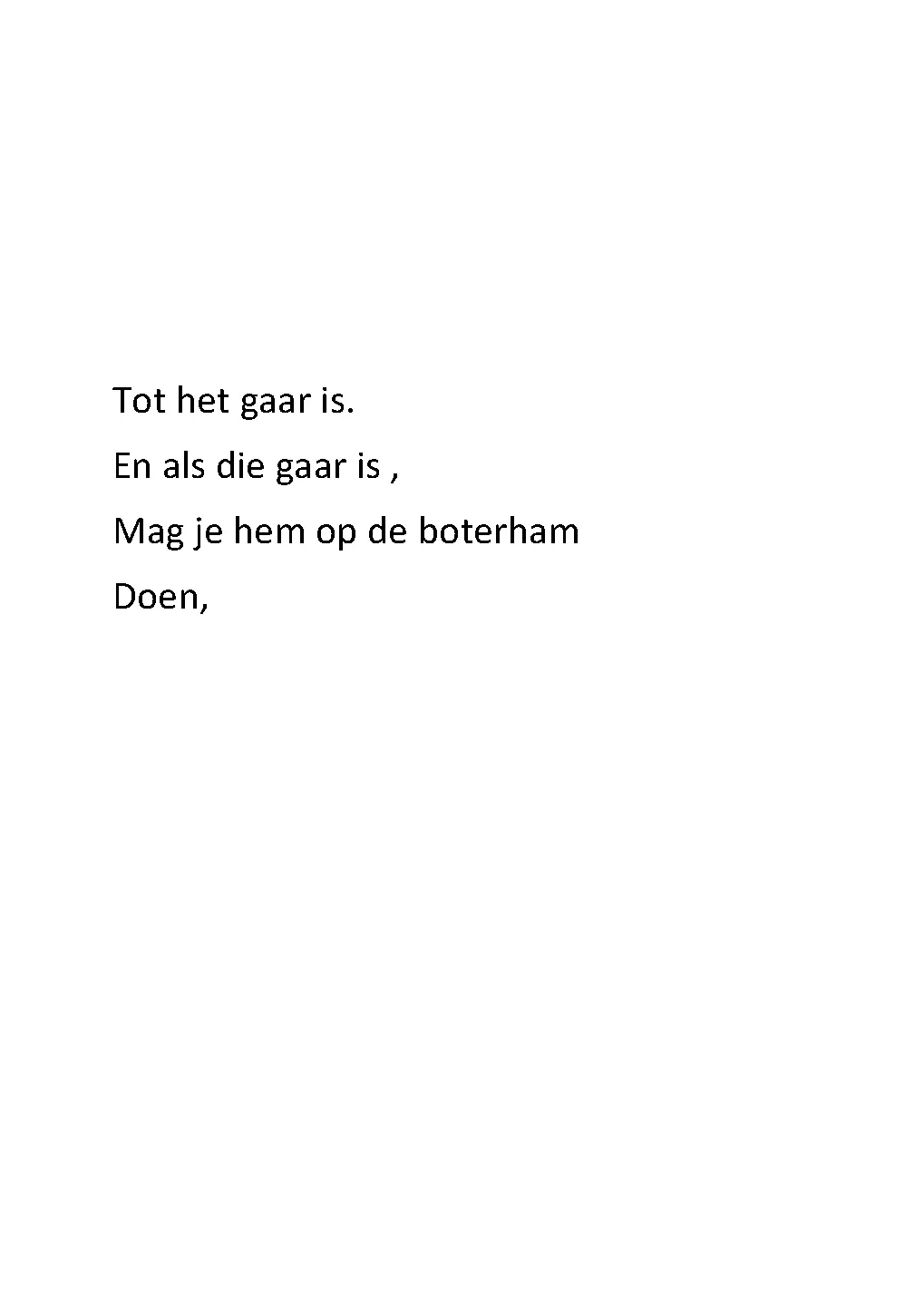 Voorbeeld pagina