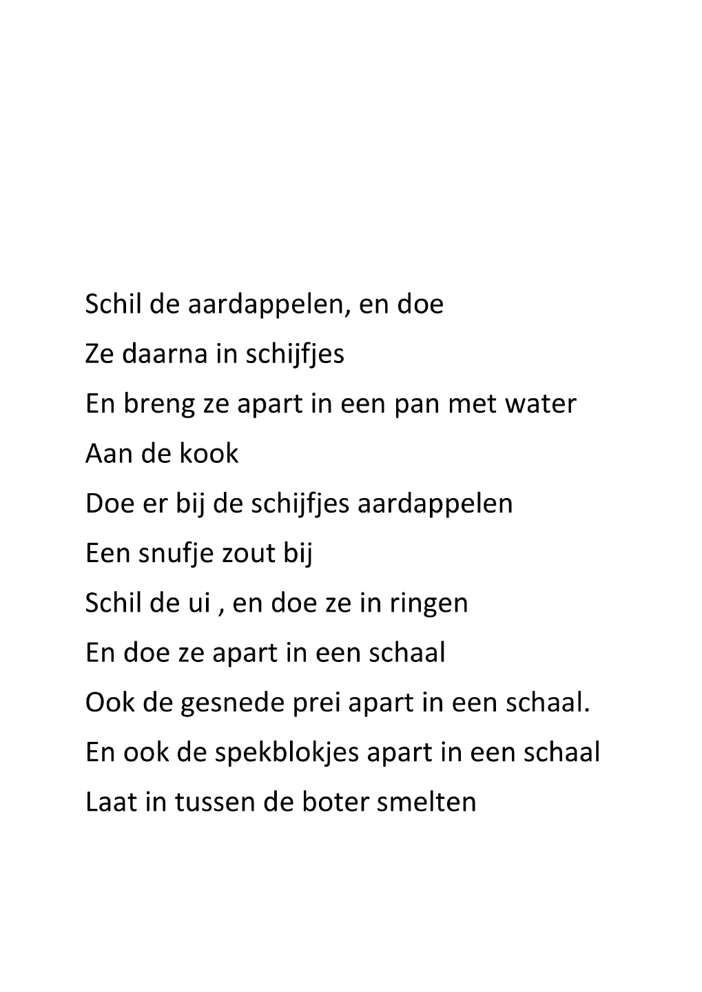 Voorbeeld pagina