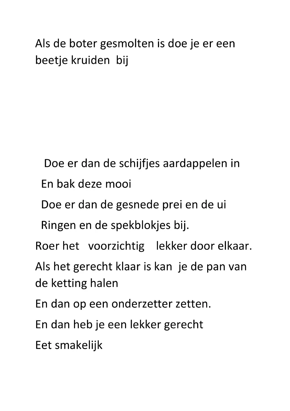 Voorbeeld pagina