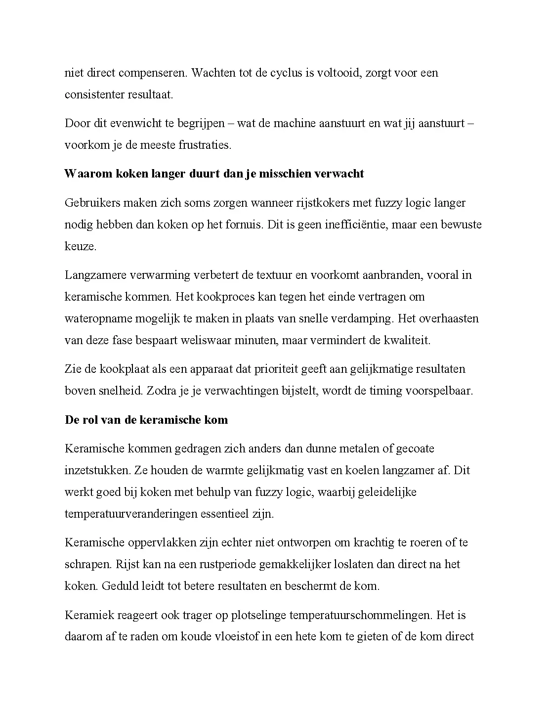 Voorbeeld pagina
