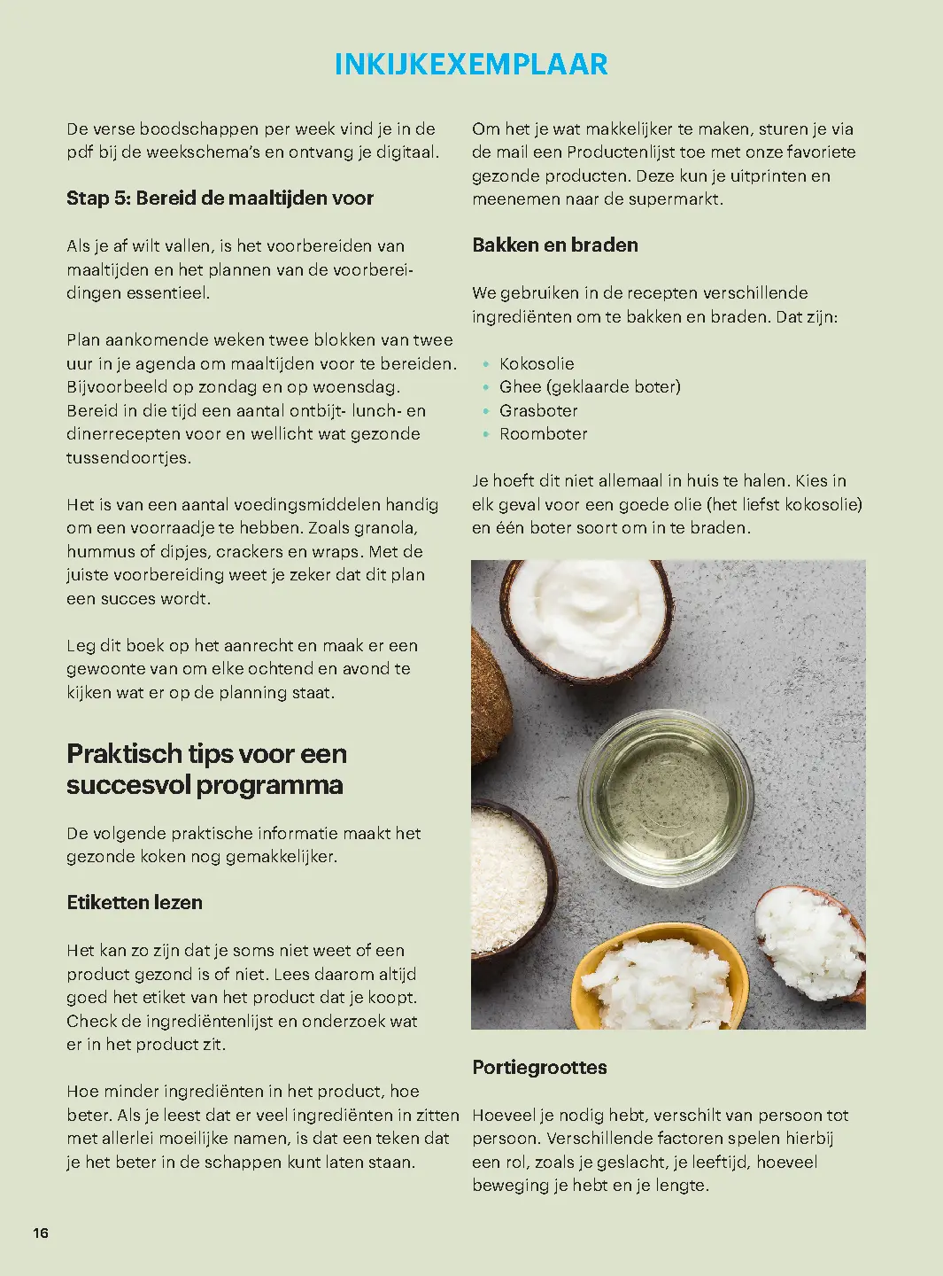 Voorbeeld pagina