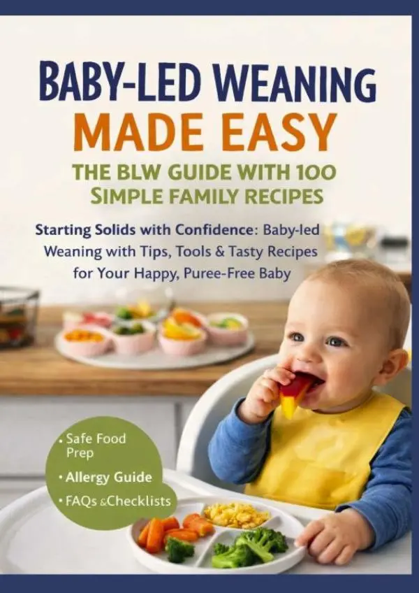 Cover van BABY-LED WEANING MADE EASY – THE BLW GUIDE WITH 100 SIMPLE FAMILY RECIPES(The perfect gift for baby showers & new arrivals)