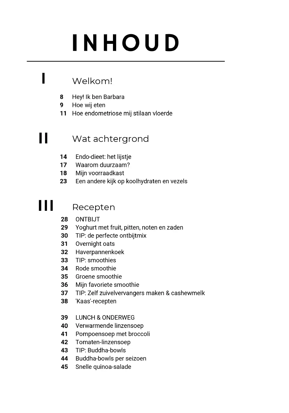 Voorbeeld pagina
