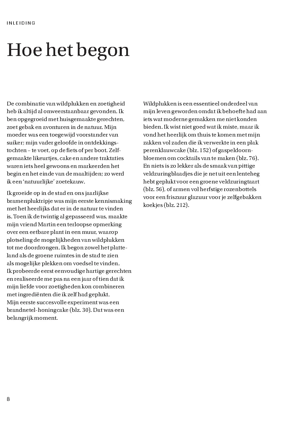Voorbeeld pagina