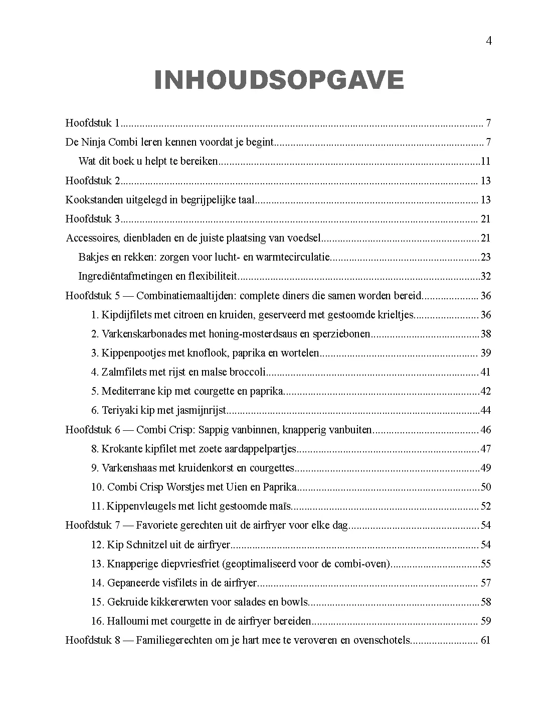 Voorbeeld pagina