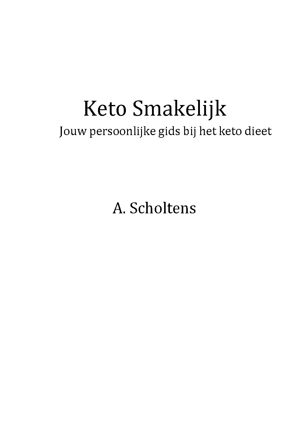 Voorbeeld pagina