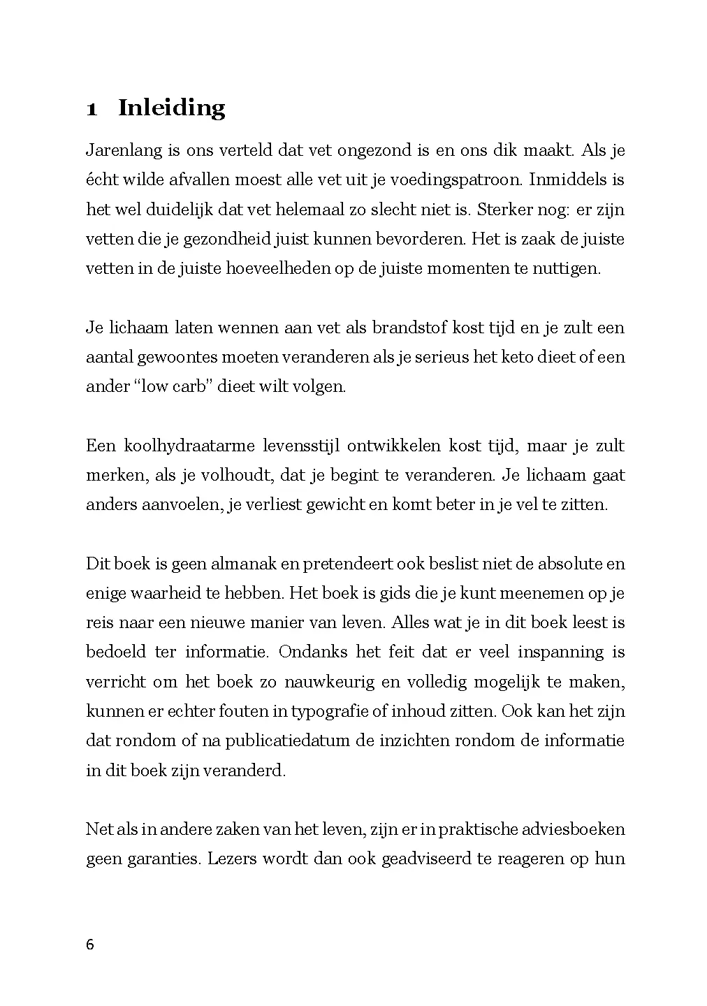 Voorbeeld pagina