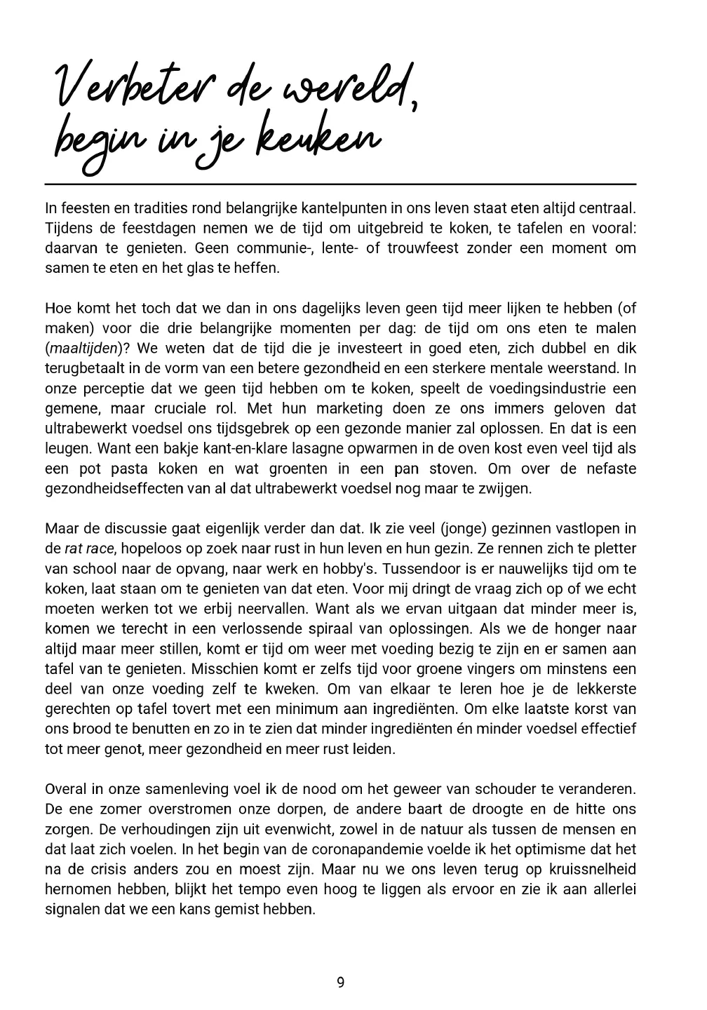 Voorbeeld pagina