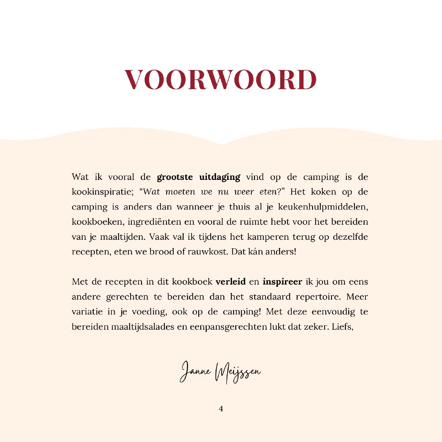 Voorbeeld pagina