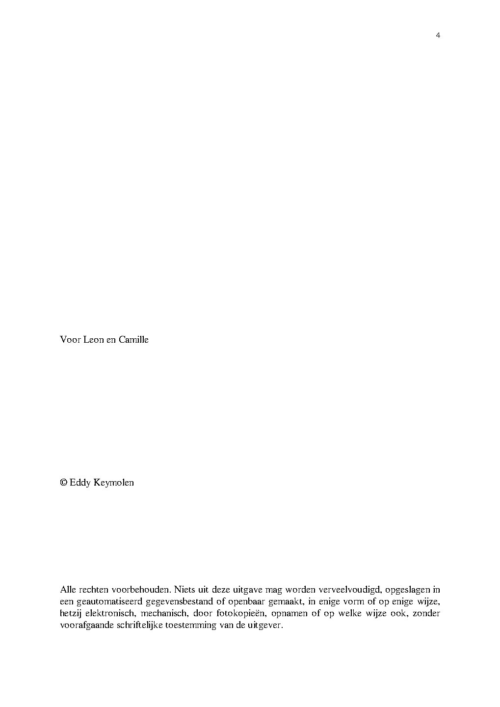Voorbeeld pagina