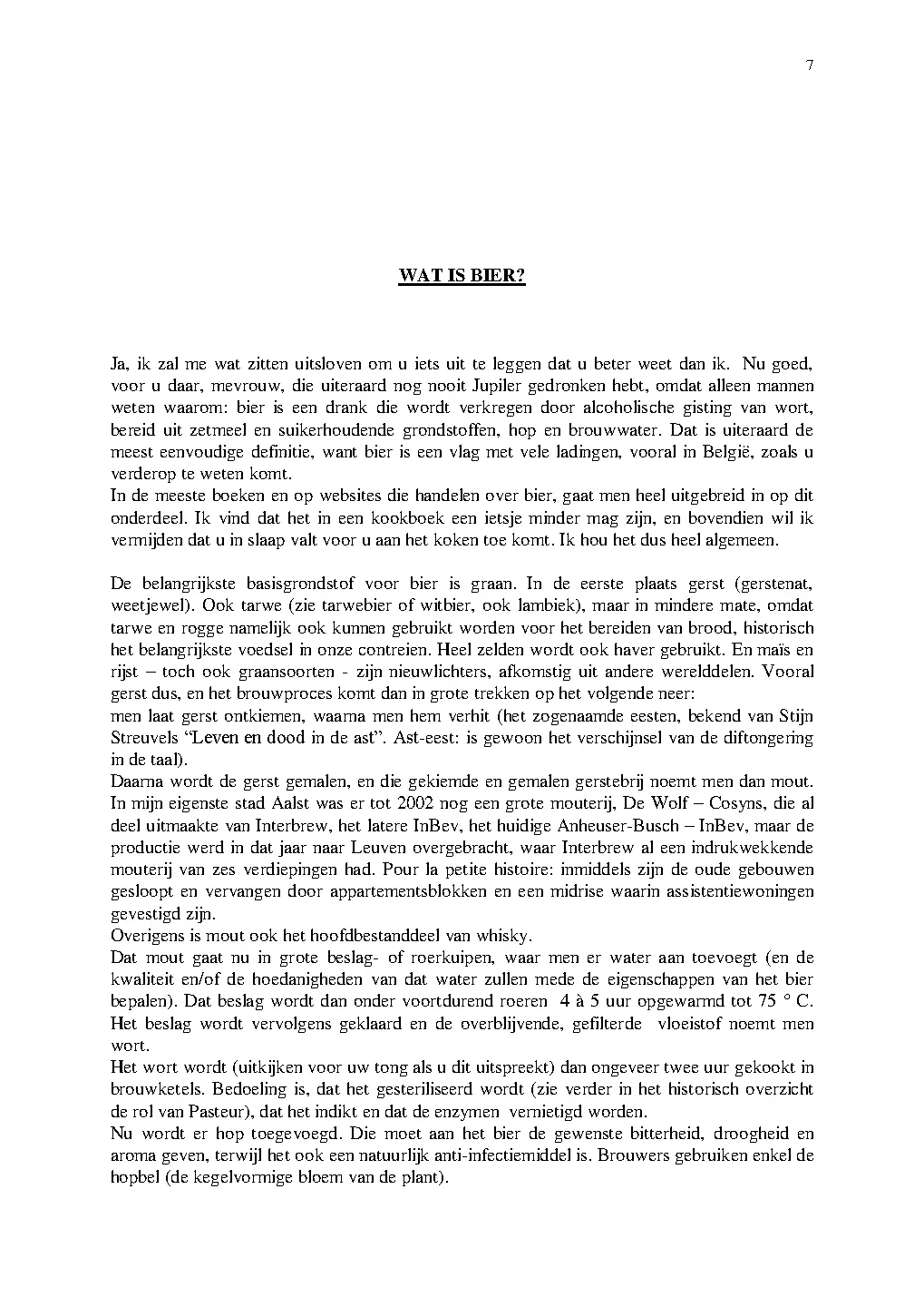 Voorbeeld pagina