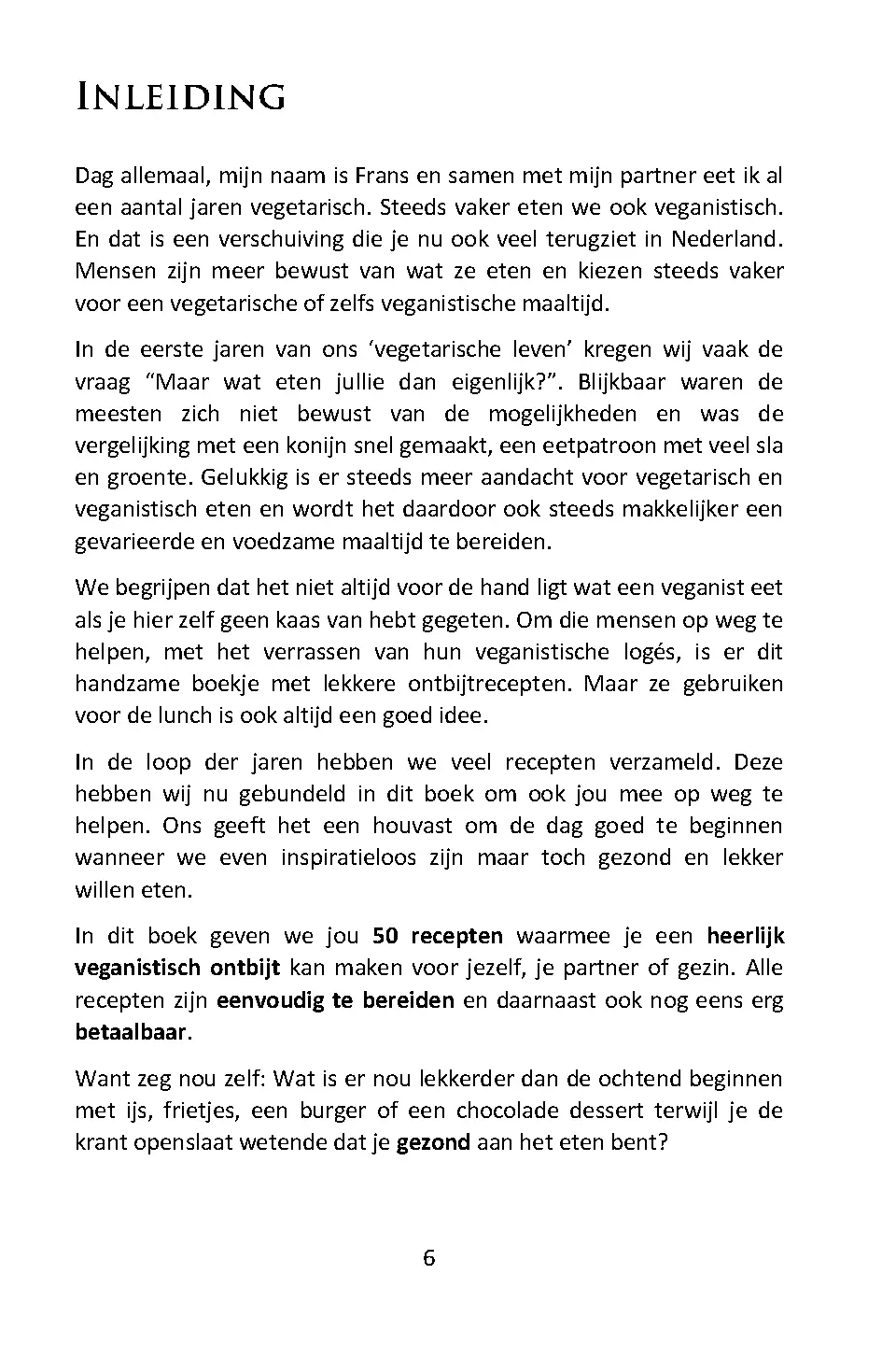 Voorbeeld pagina
