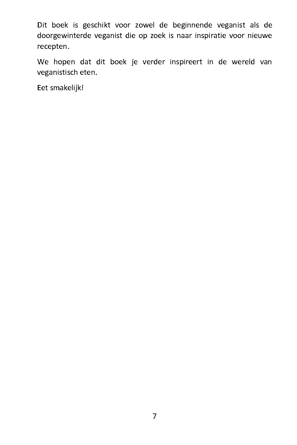 Voorbeeld pagina