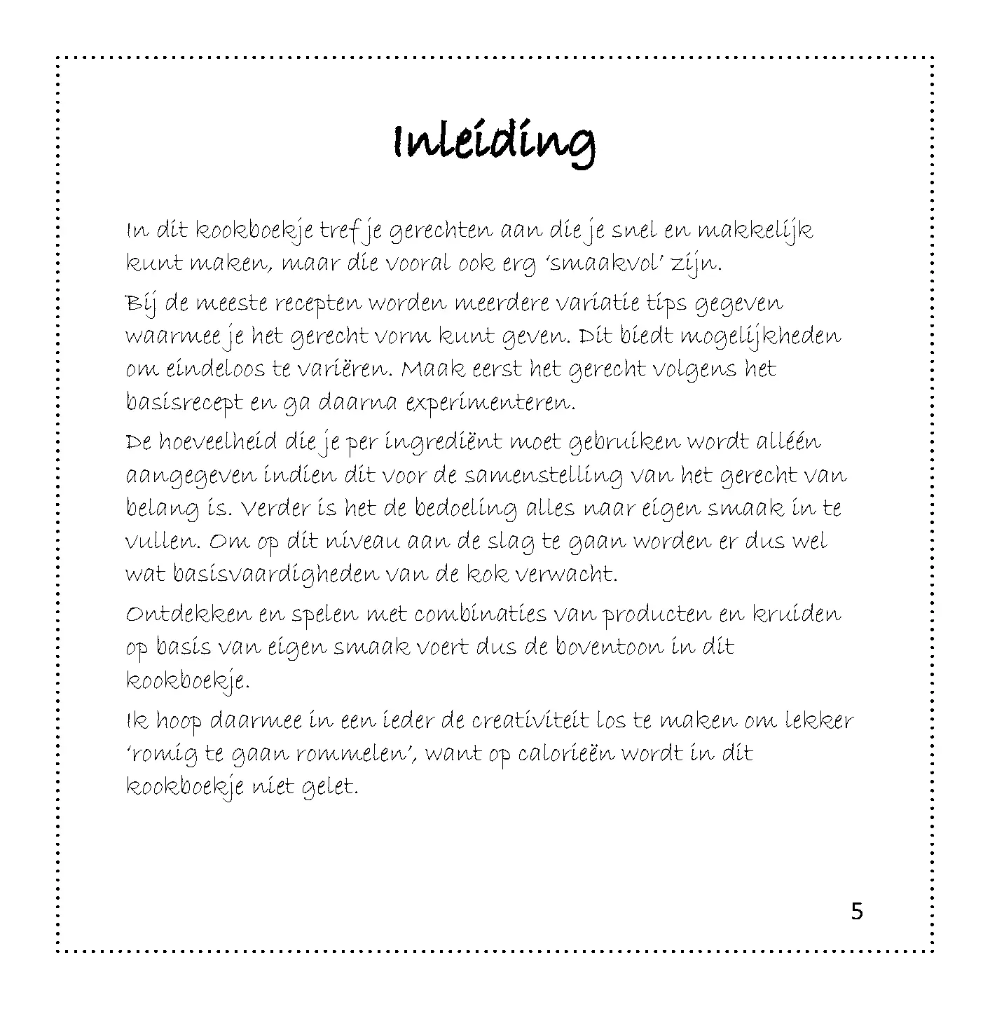 Voorbeeld pagina