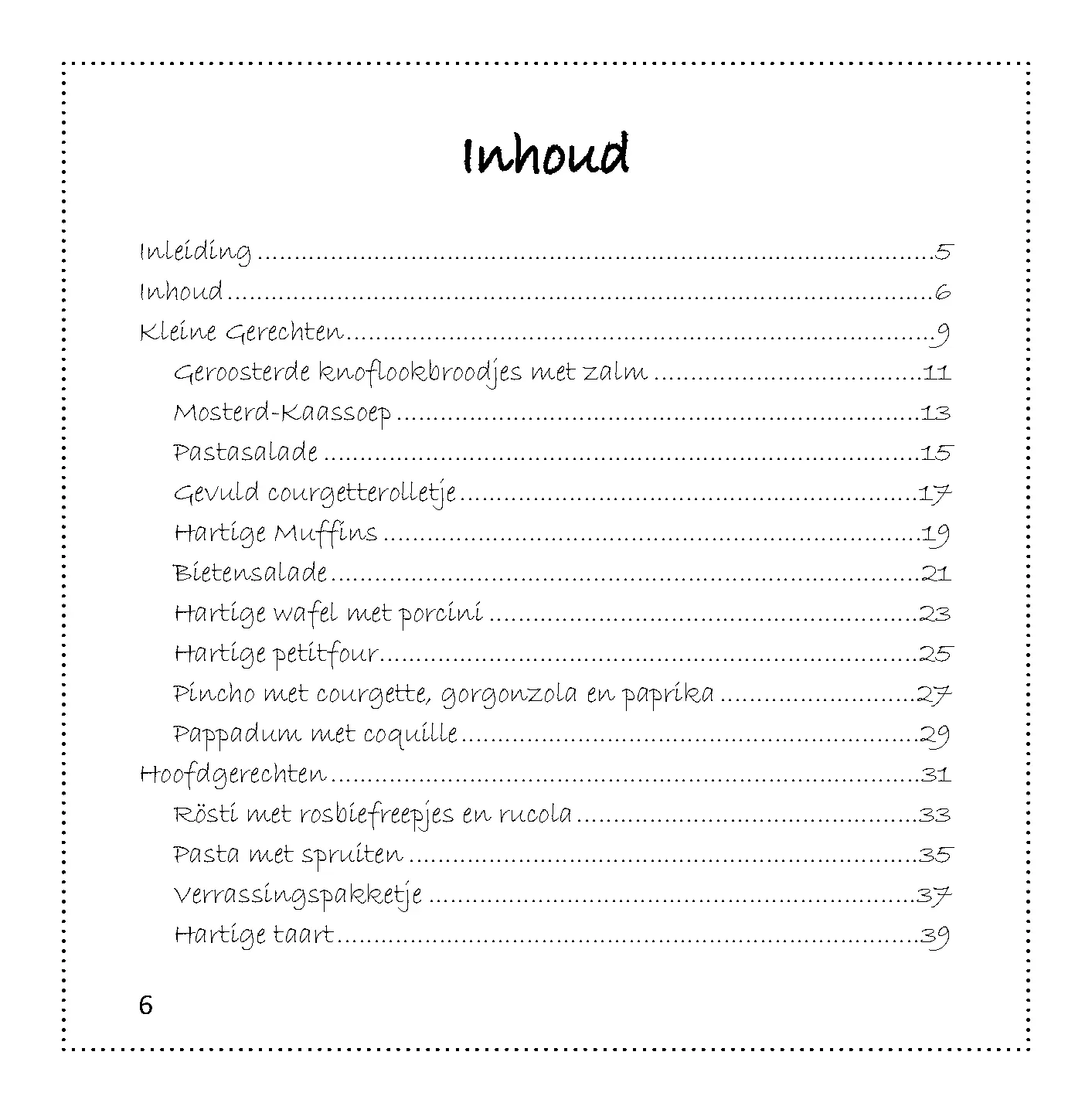 Voorbeeld pagina