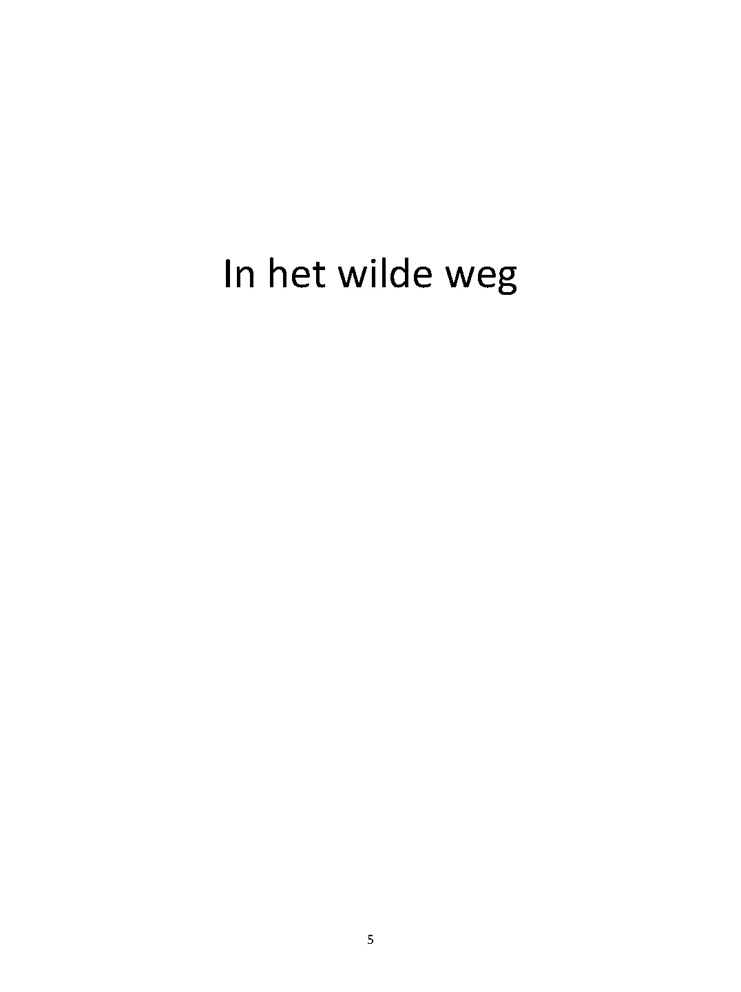 Voorbeeld pagina